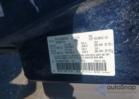 2005 Dodge Dakota Slt from USA, damaged, VIN 1D7HW48N55S158456